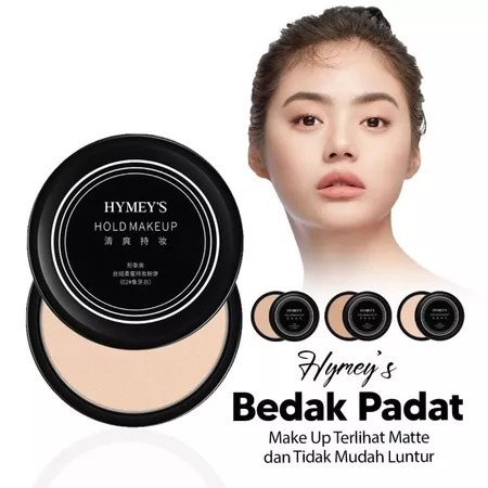 BEDAK PADAT HYMEY'S SADOER Glowing Compact Powder – Bedak Padat Waterproof & Tahan Lama (10g)