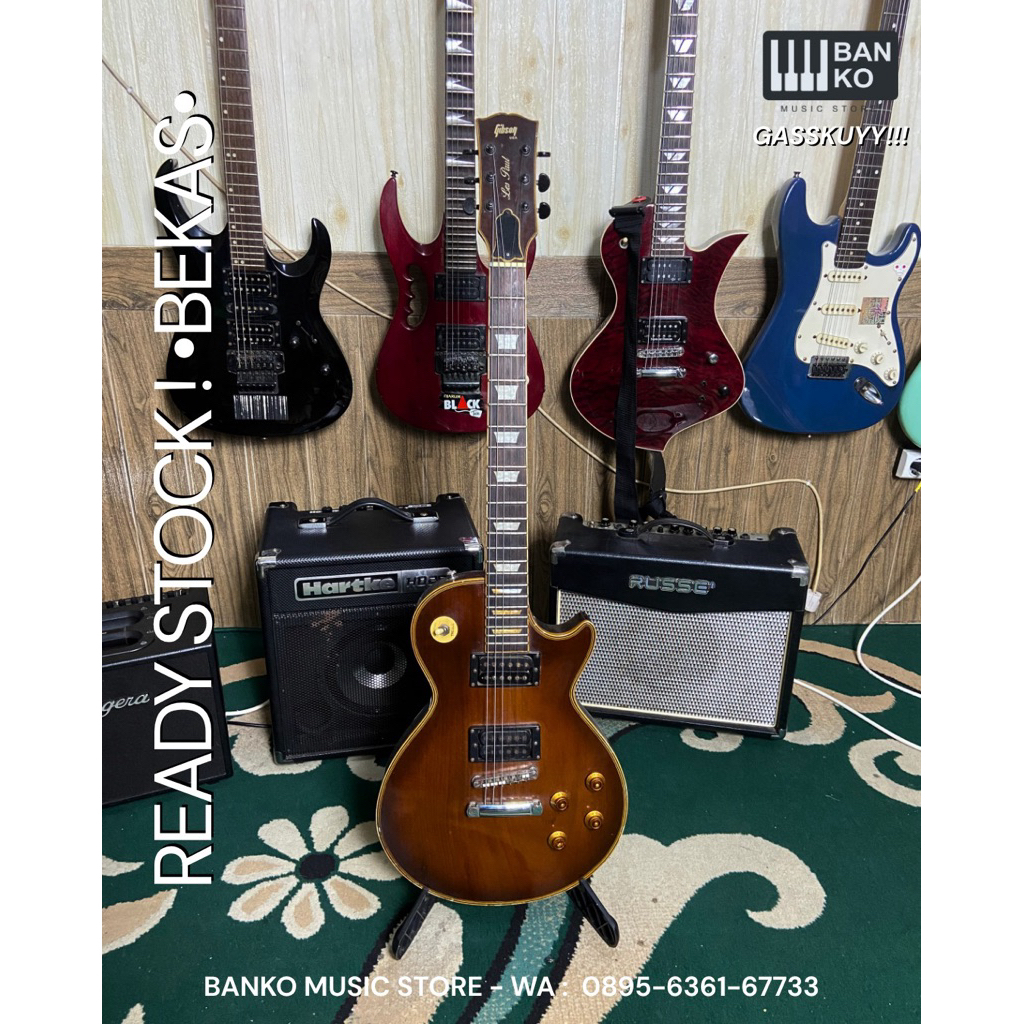 gitar elektrik gibson les paul usa custom