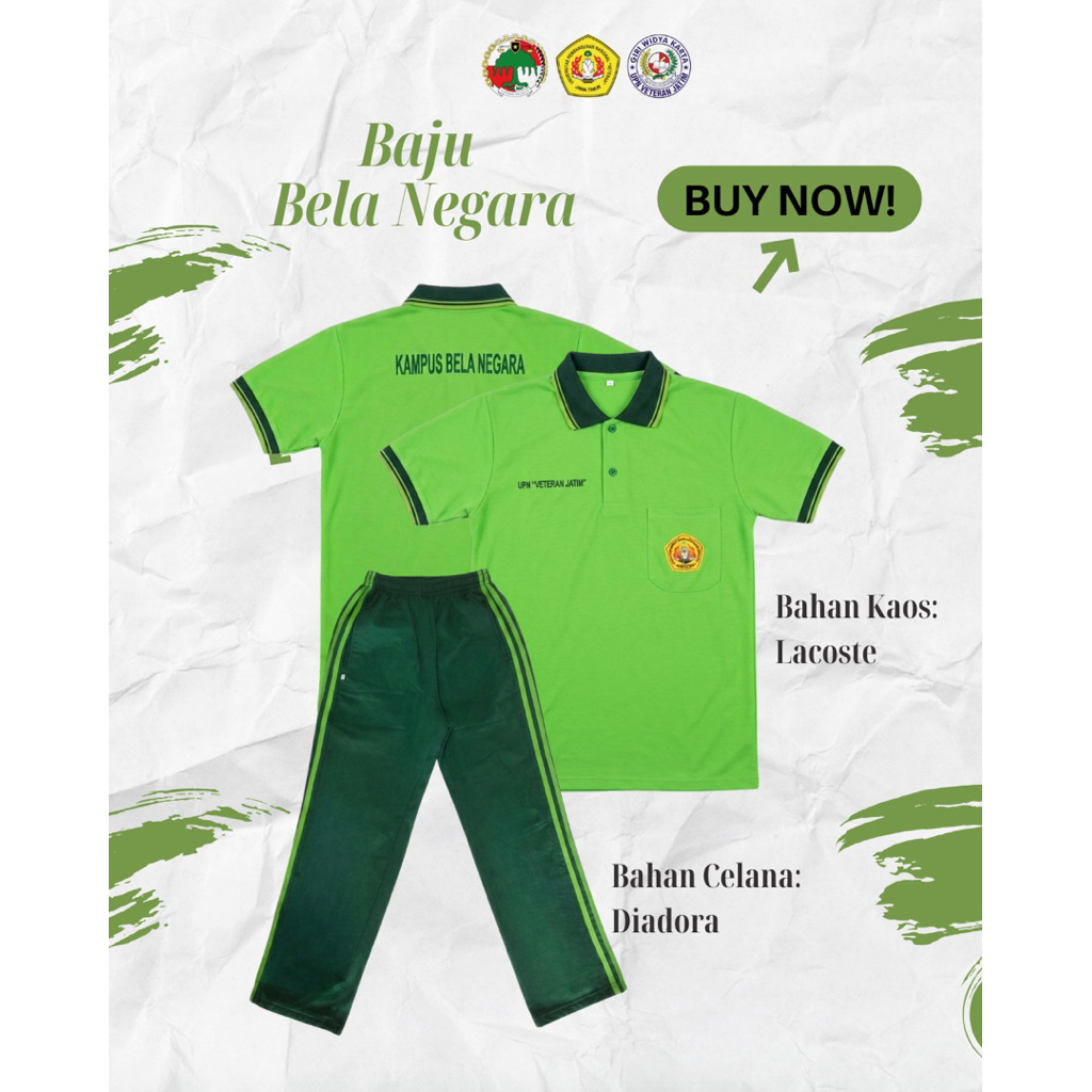 Baju Bela Negara UPN Veteran Jatim