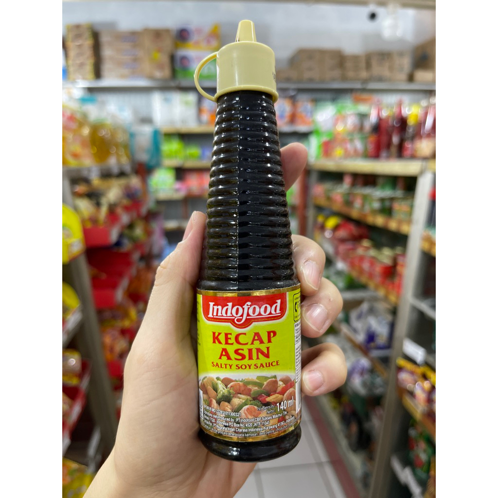 Indofood kecap asin 140ml - indofood kecap asin
