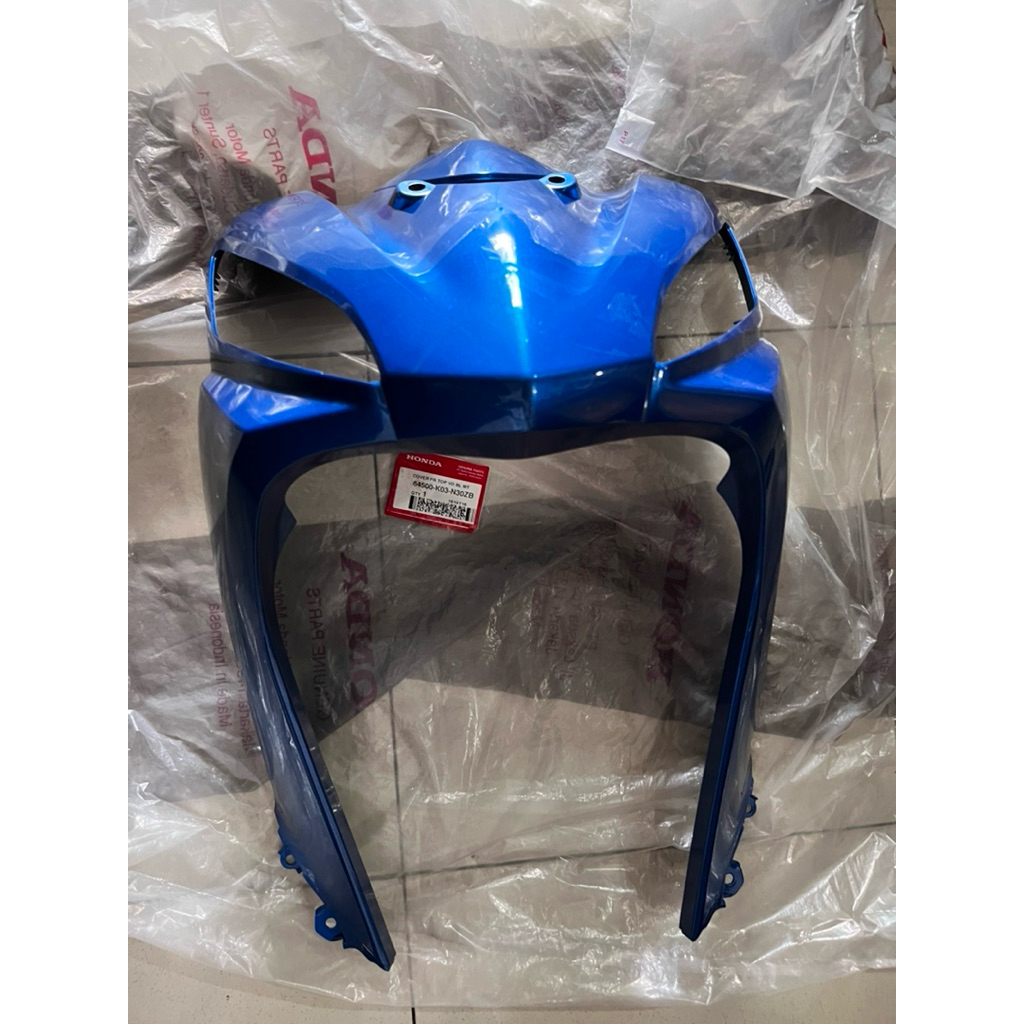 COVER FR TOP COVER TAMENG DEPAN BIRU REVO FI ORI AHM 64500-K03-N30ZB