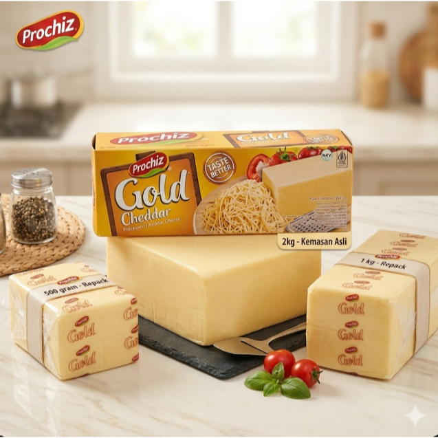 KEJU PROCHIZ GOLD 500GRAM [REPACK] / 1000GRAM [REPACK]/ 2KG KEMASAN ASLI