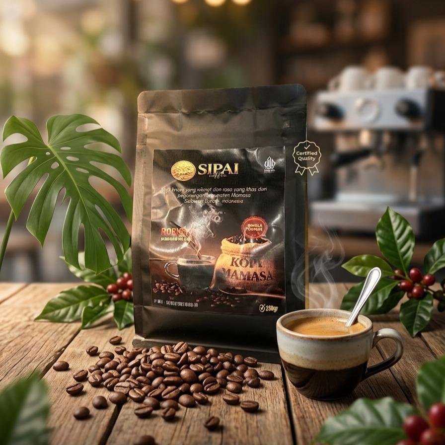 SIPAI Kopi Bubuk Mamasa 250gr - Robusta Premium