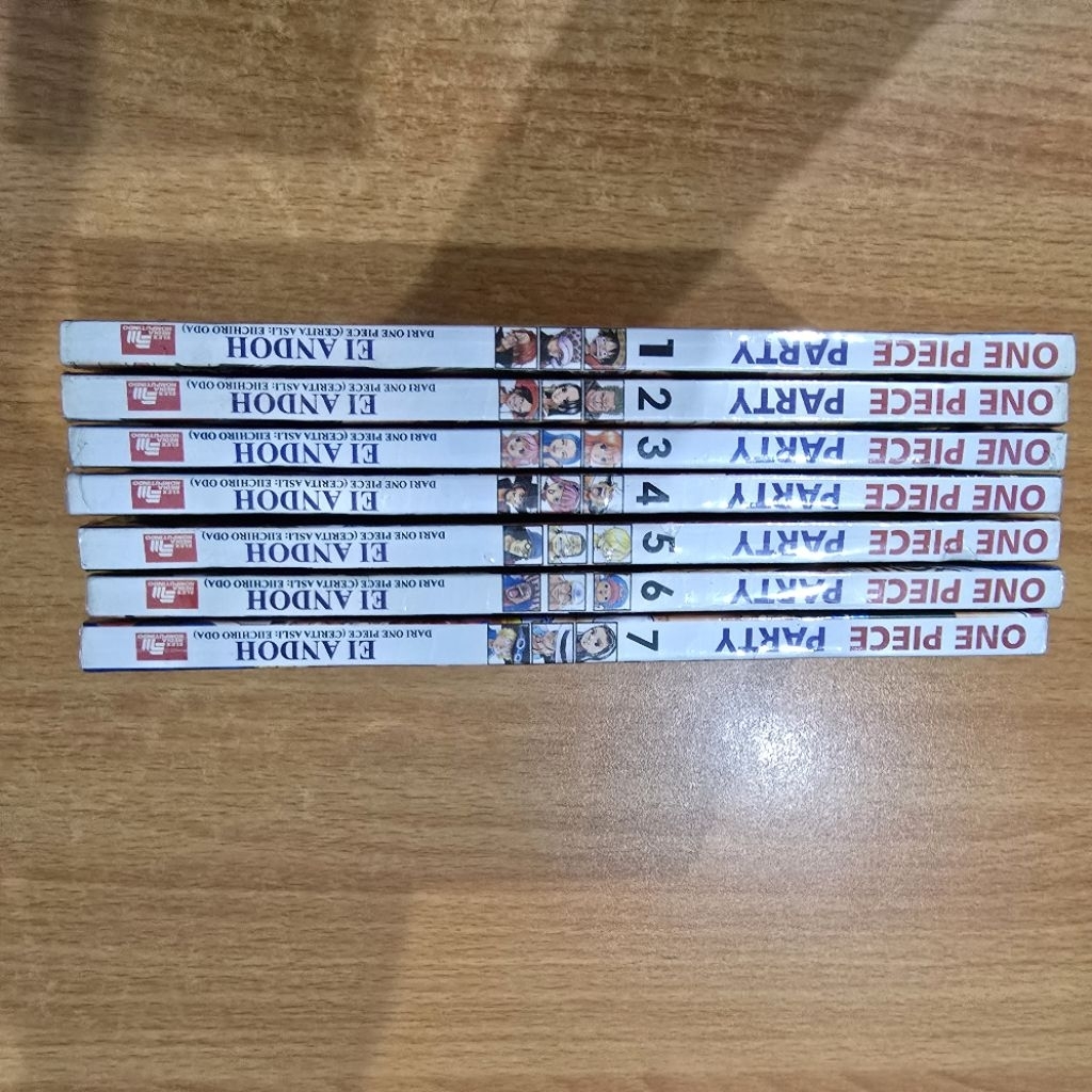 Bundle Komik One Piece Party Volume 1-7 Preloved