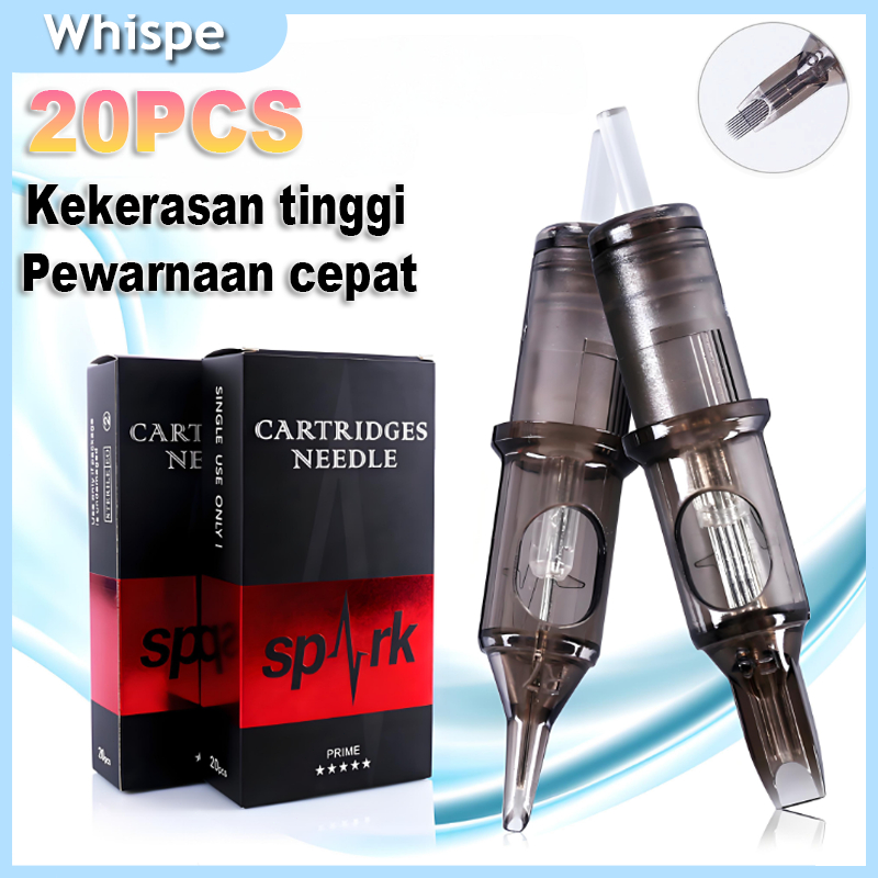 20 jarum tato / jarum tato / jarum tato berbagai ukuran