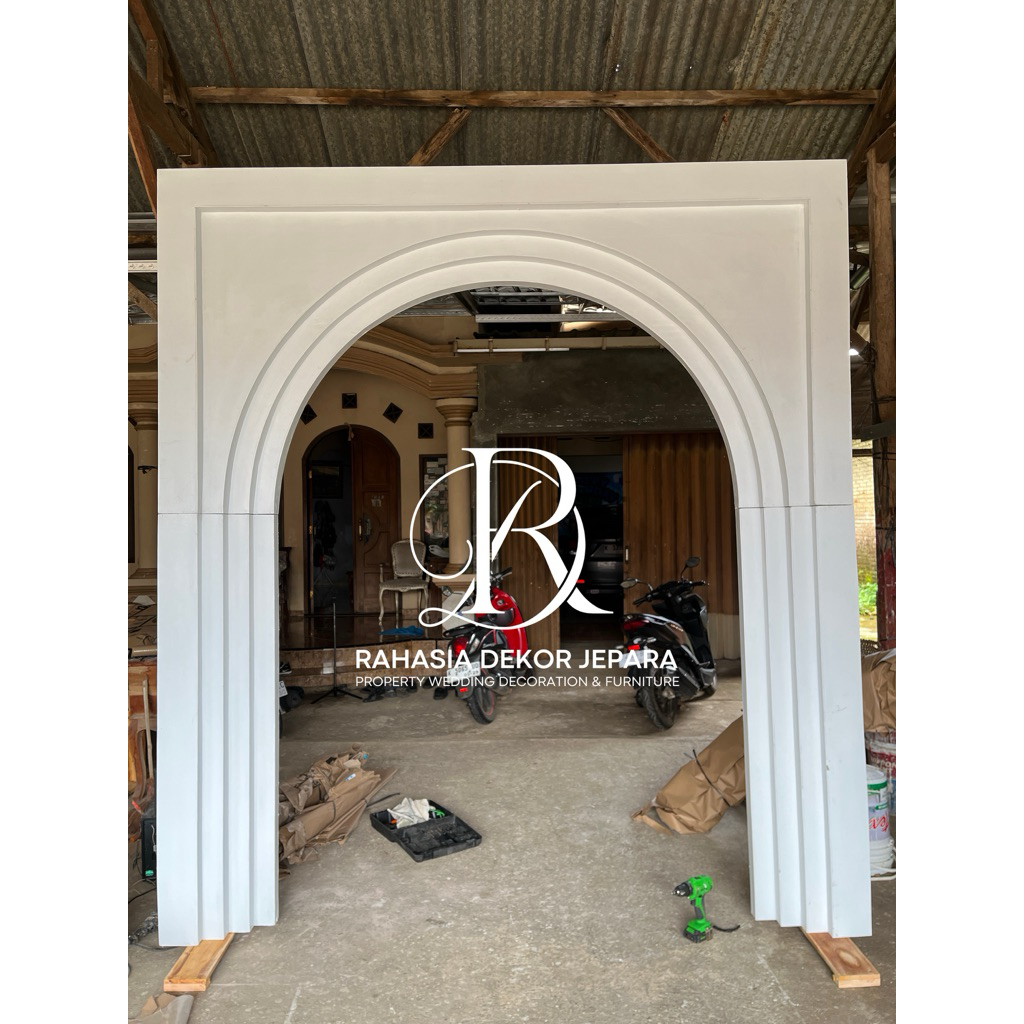 BACKDROP PELAMINAN, LORONG MASUK, GAPURA PELAMINAN, PINTU MASUK PELAMINAN