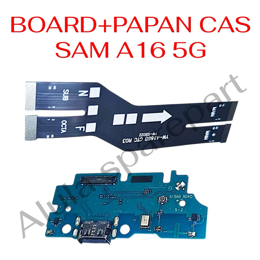 Flexible Board Mesin + Papan Cas Samsung A16 5G Satu Set