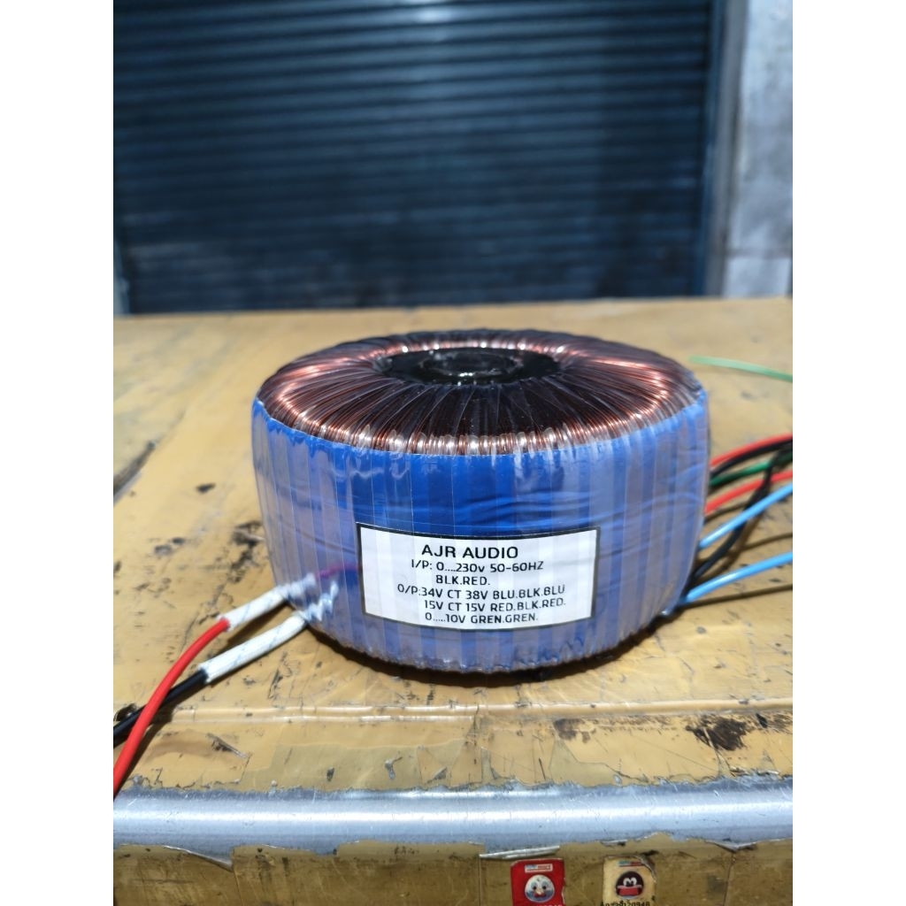 Trafo speaker aktif 34v ct 34v 15v ct 15v 0-10v