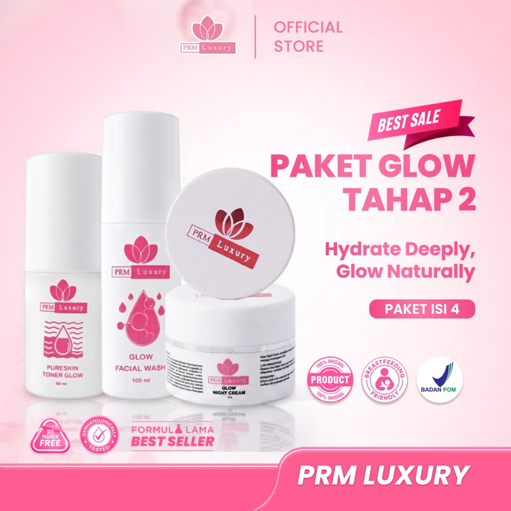 PRM LUXURY SKINCARE PAKET TAHAP 2 | Acne – Glow – Flek Series