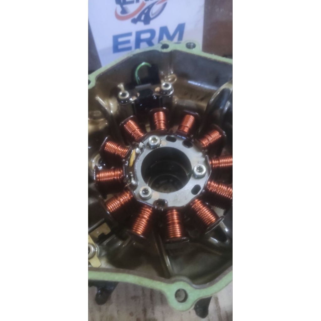 Spool spul spol set magnet Magnit one way set gir Suzuki GSX 150 R S  Satria FU fi injeksi Original