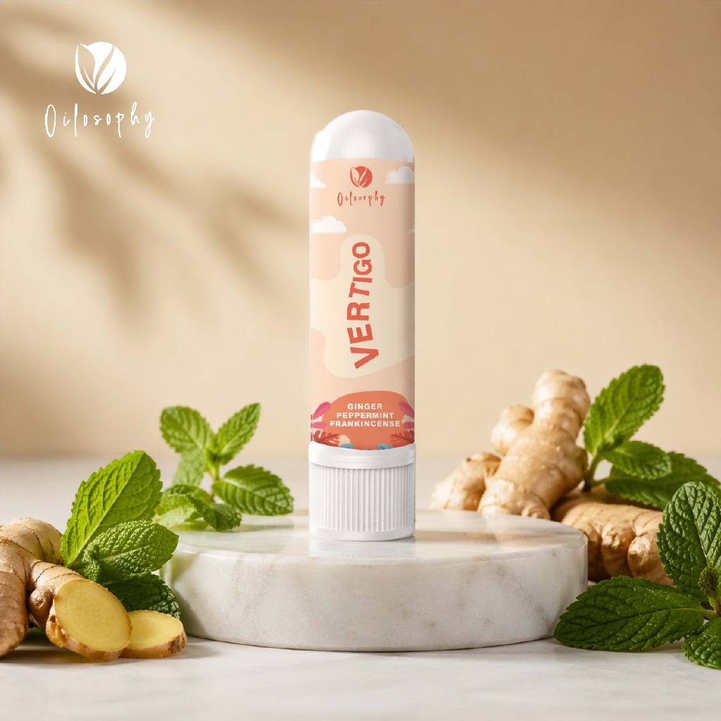 ESSENTIAL OIL INHALER INHELER VERTIGO MIGRAIN SAKIT KEPALA BERPUTAR PUSING ALAMI HERBAL | KESEHATAN