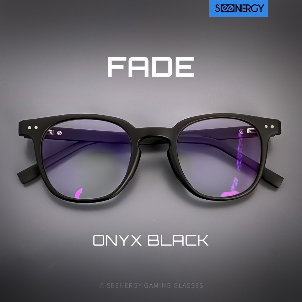 SEENERGY Kacamata Gaming | Fade Onyx Black