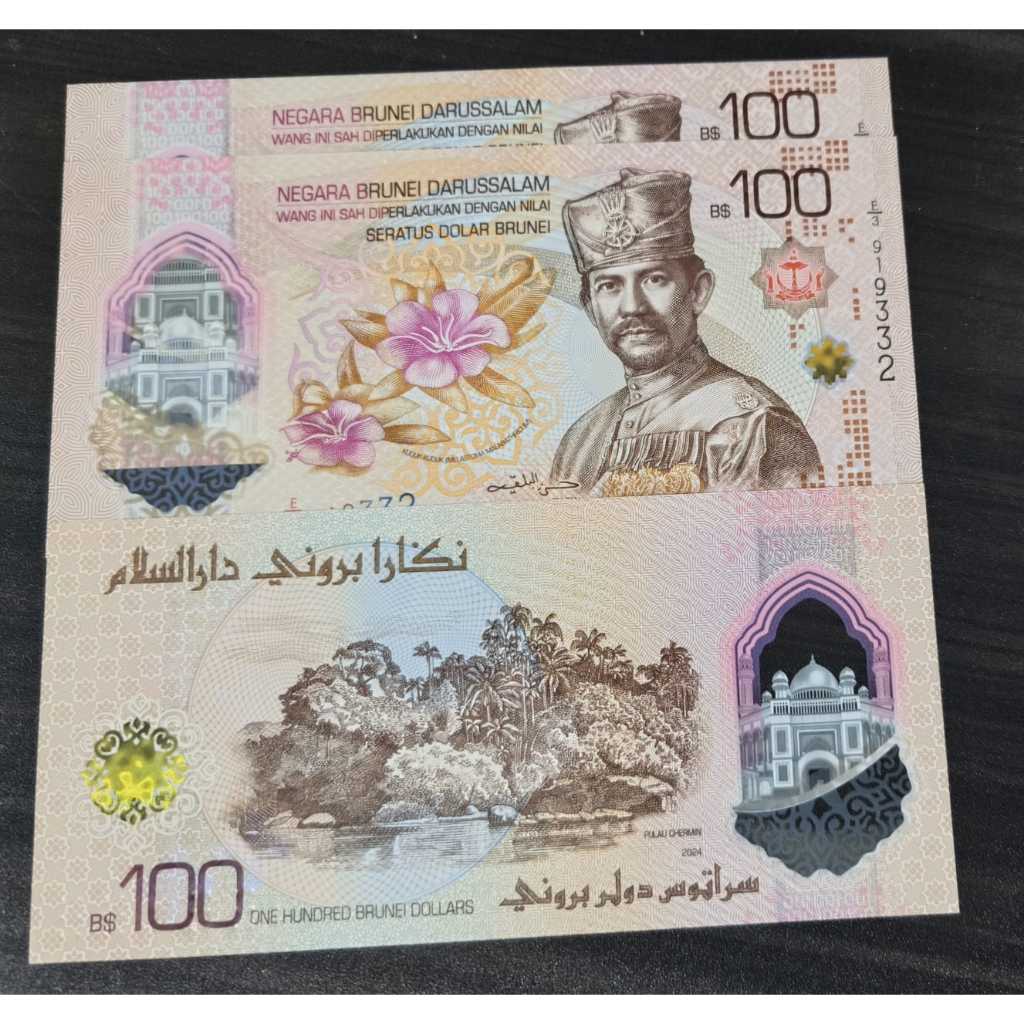Brunei 100 Dollar C2C6 UNC_original_gress __polymer__