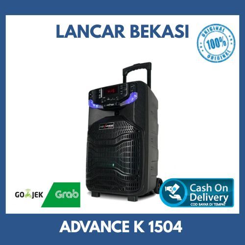 ADVANCE K 1504 Speaker Meeting Bluetooth Salon Aktif 15 Inch - 100% ORI
