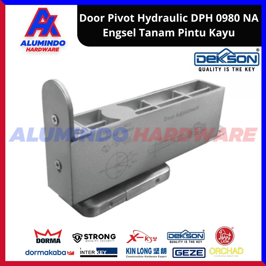 Door Pivot Hydraulic Dekson DPH 0980 NA Engsel Tanam Pintu Kayu