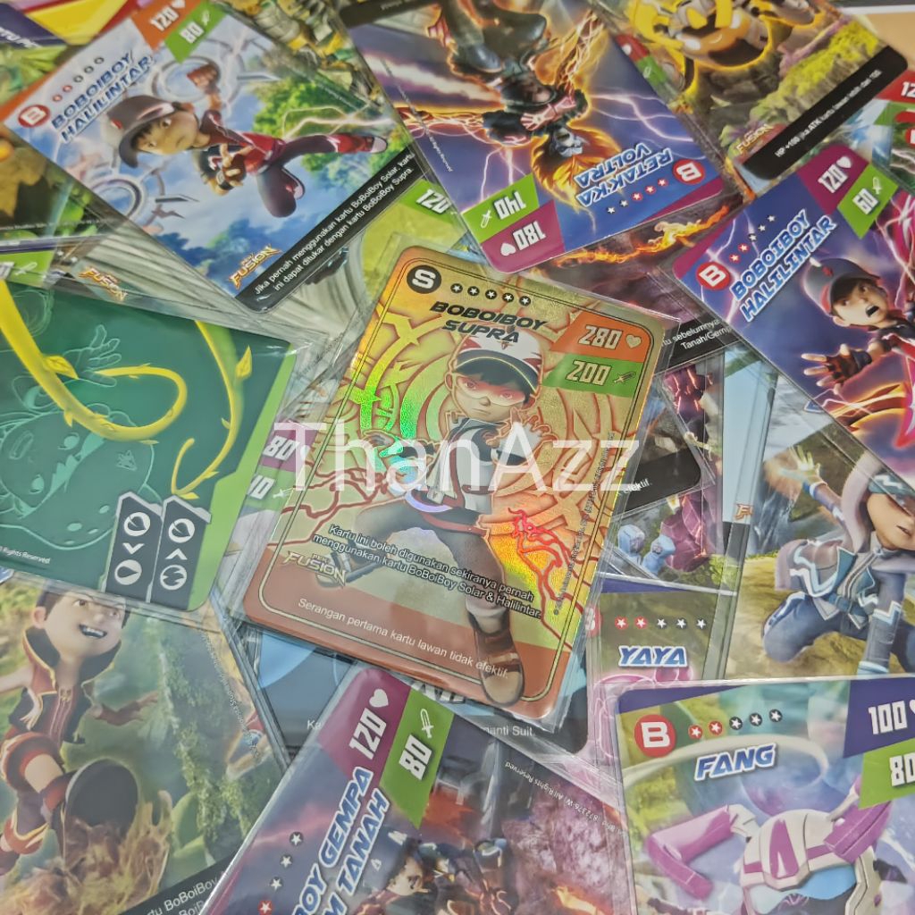 Single Card / Kartu Satuan Boboiboy Monsta Galaxy Card Pek Fusion Indonesia