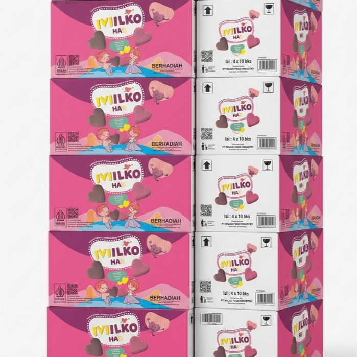 Milko Hati Snack Berhadiah 1 Karton Isi 40 Pcs