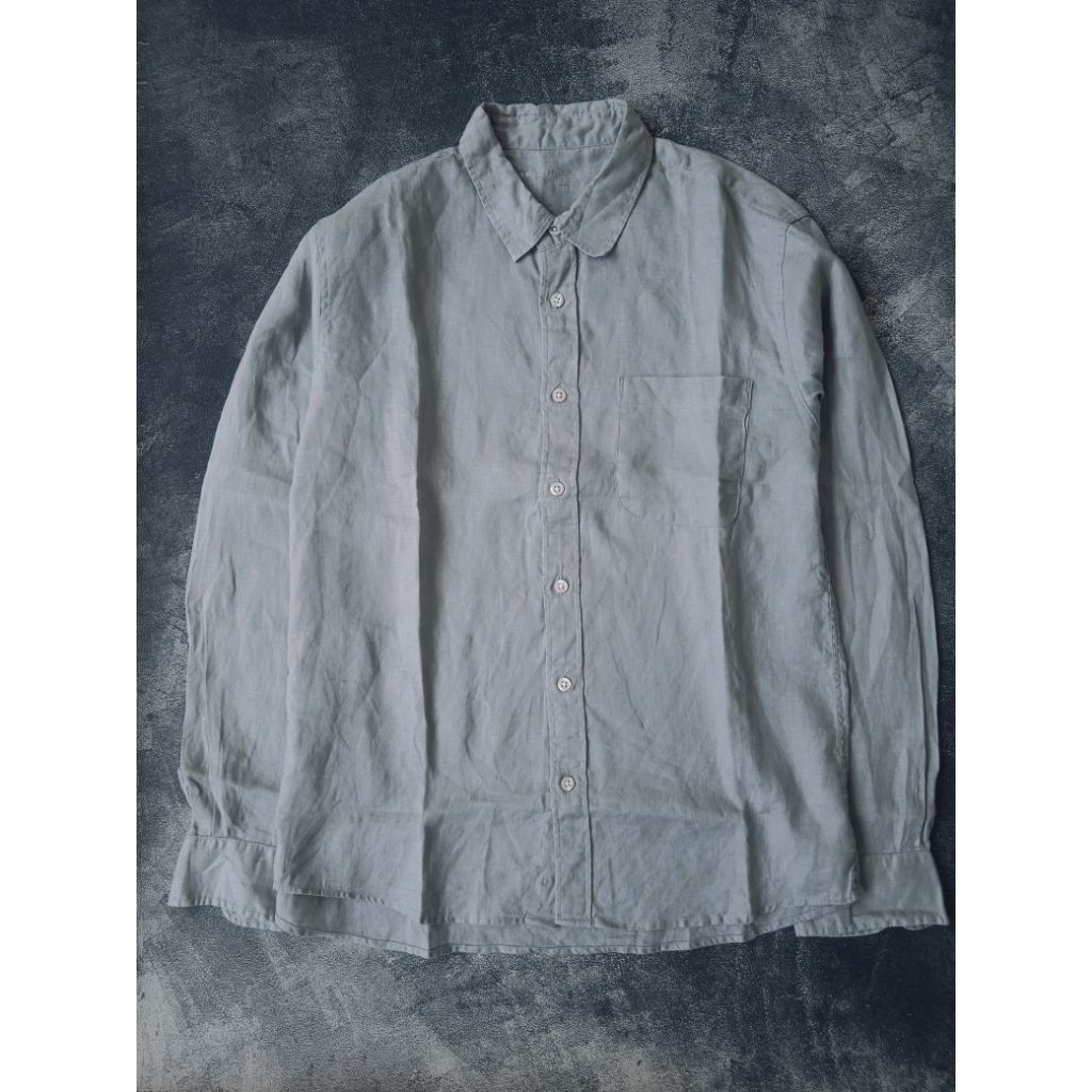 Kemeja Linen Muji Japan