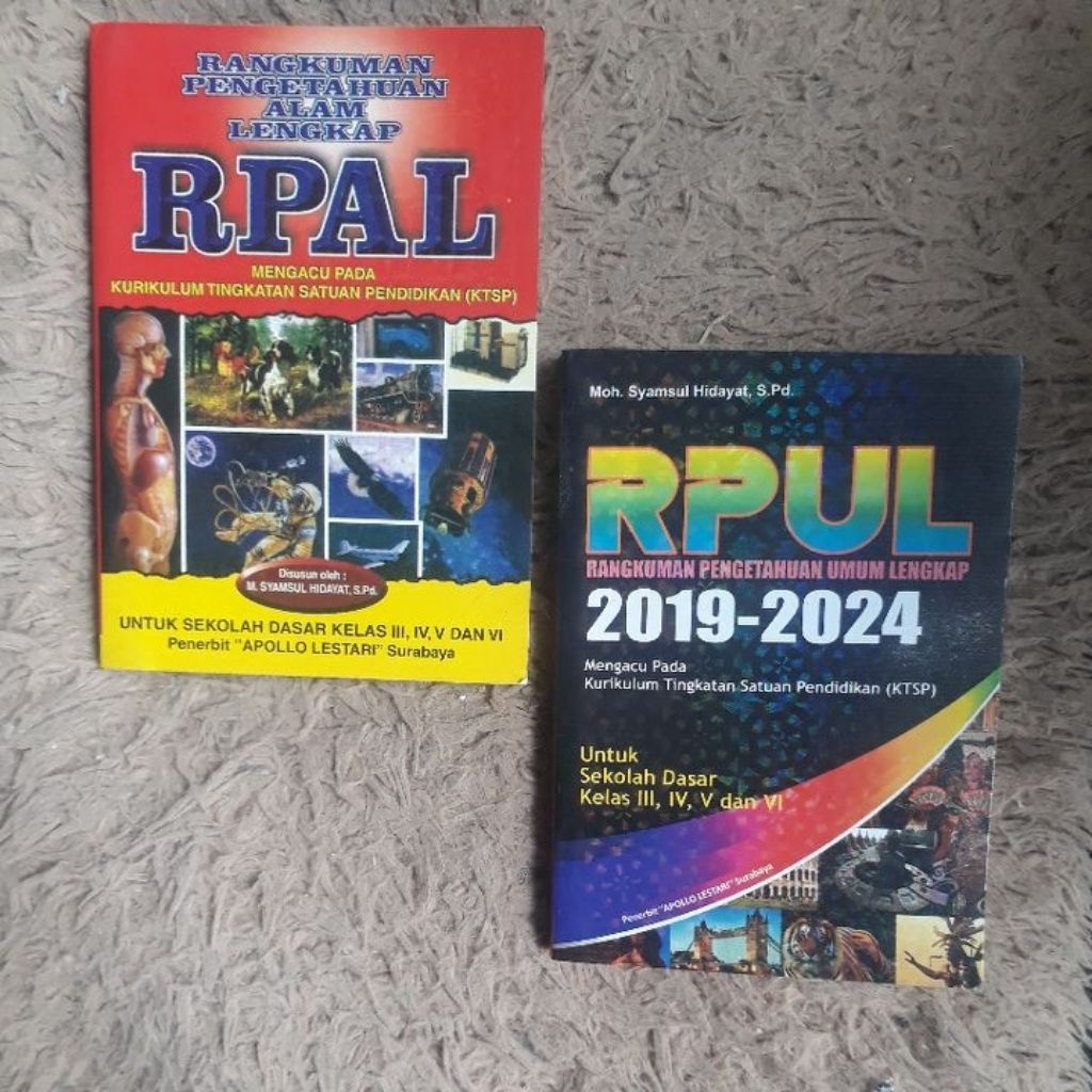 RPAL UNTUK SEKOLAH DASAR KELAS III ,IV V DAN VI ( KTSP ) RPUL 2019- 2024 Untuk SD  Kelas III, IV ,V 