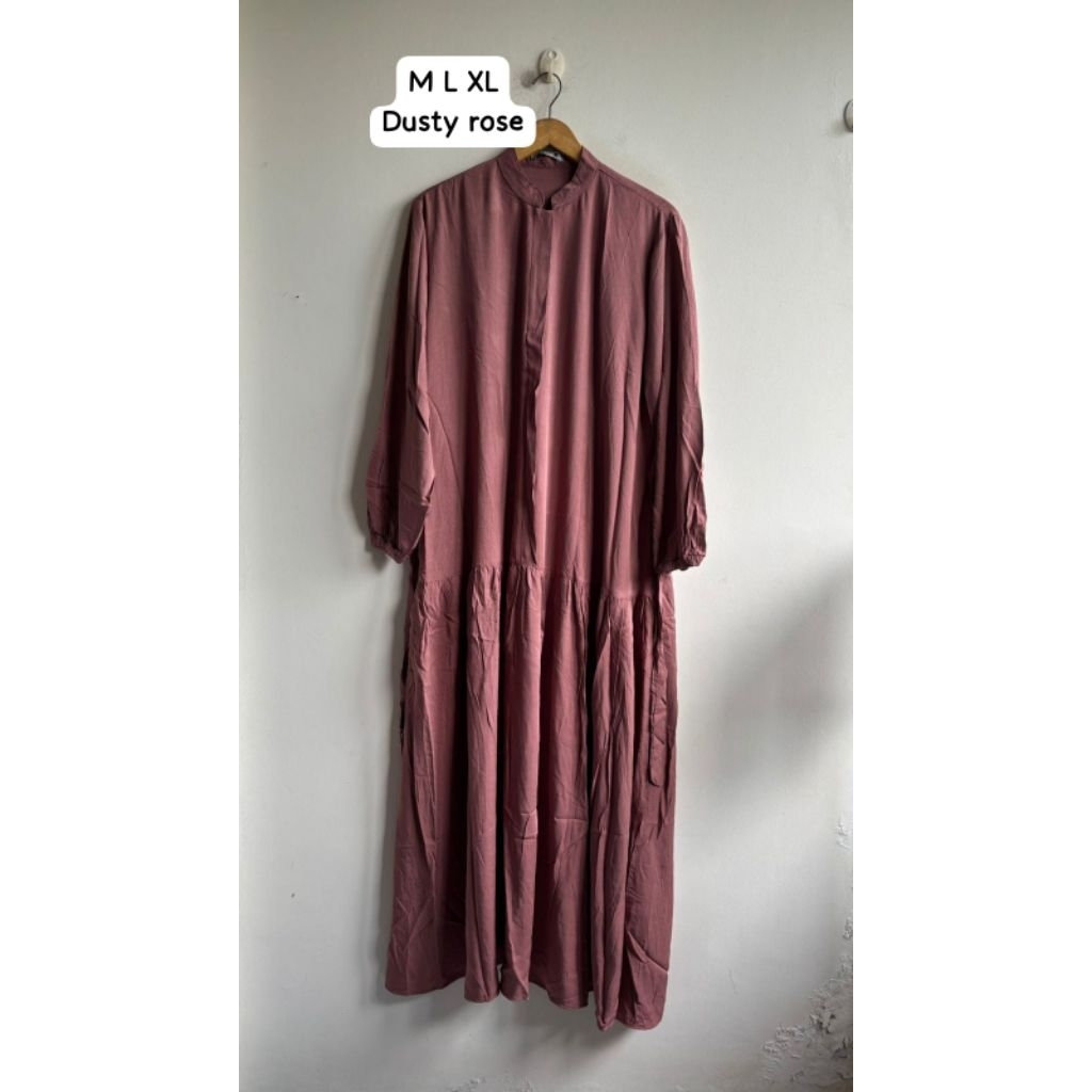 Gamis Eclo Polos | Dress Rayon | Gamis rayon twill Eclo