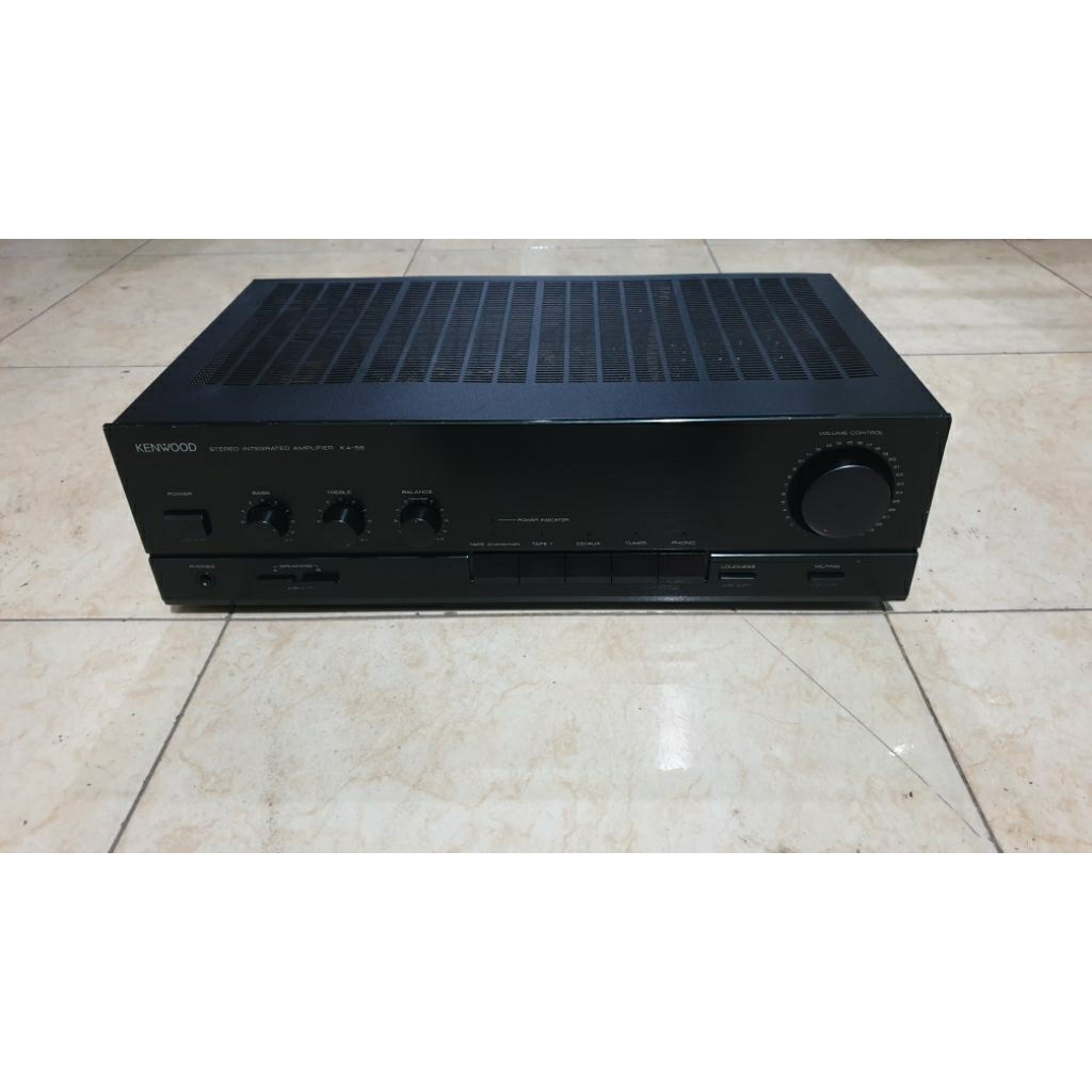 power amplifier vintage kenwood ka-58 stereo intergrated made in japan second bekas normal siap paka
