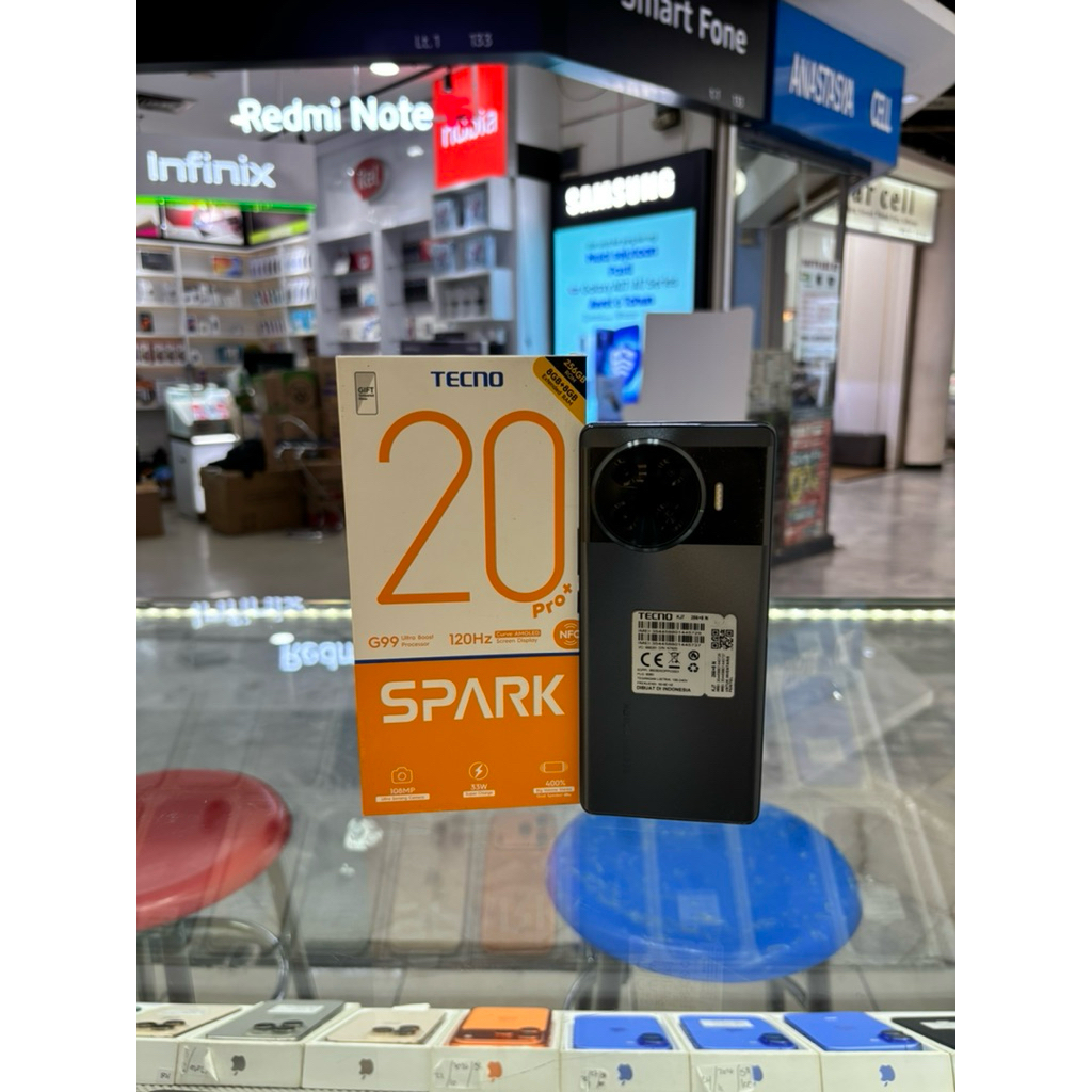 tecno spark 20 pro plus 8/256 second mulus fullset