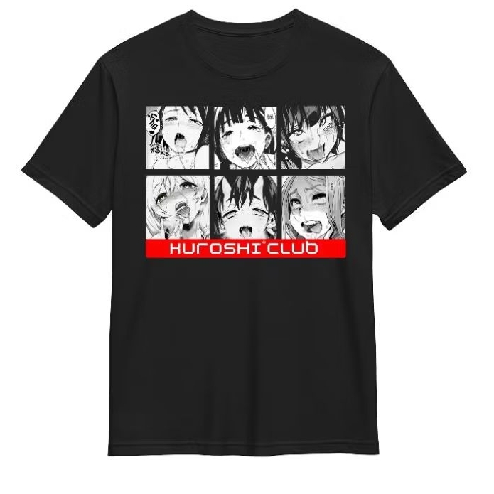 Kuroshi Club - Ahegao T-Shirt/Kaos Anime