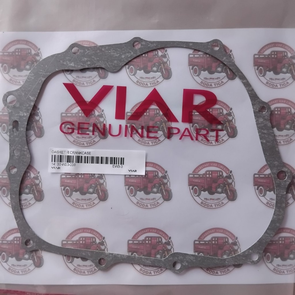 PAKING KANAN KOPLING VIAR KARYA 150 200 300 RADIATOR / GASKET R CRANKCASE VIAR KARYA 150 200 300 RAD