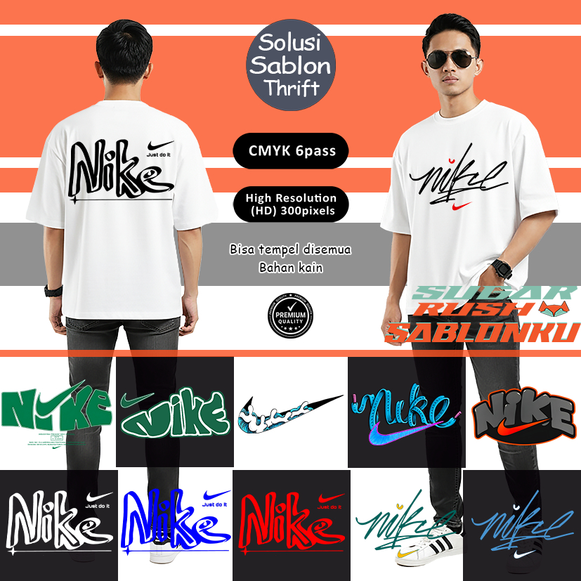 Stiker sablon dtf stiker sablon setrika ukuran 29cm tinggal pasang sablon tempel sablon stiker sablo