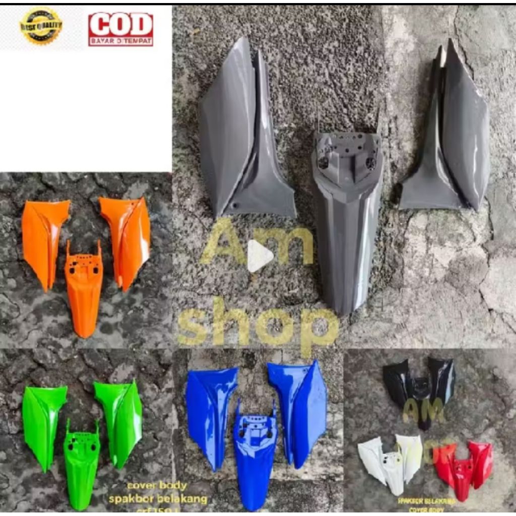 COVER BODY CRF150 L BODY SET BELAKANG CRF 150L COVER BODI CRF150 L SET BELAKANG CRF 150 L