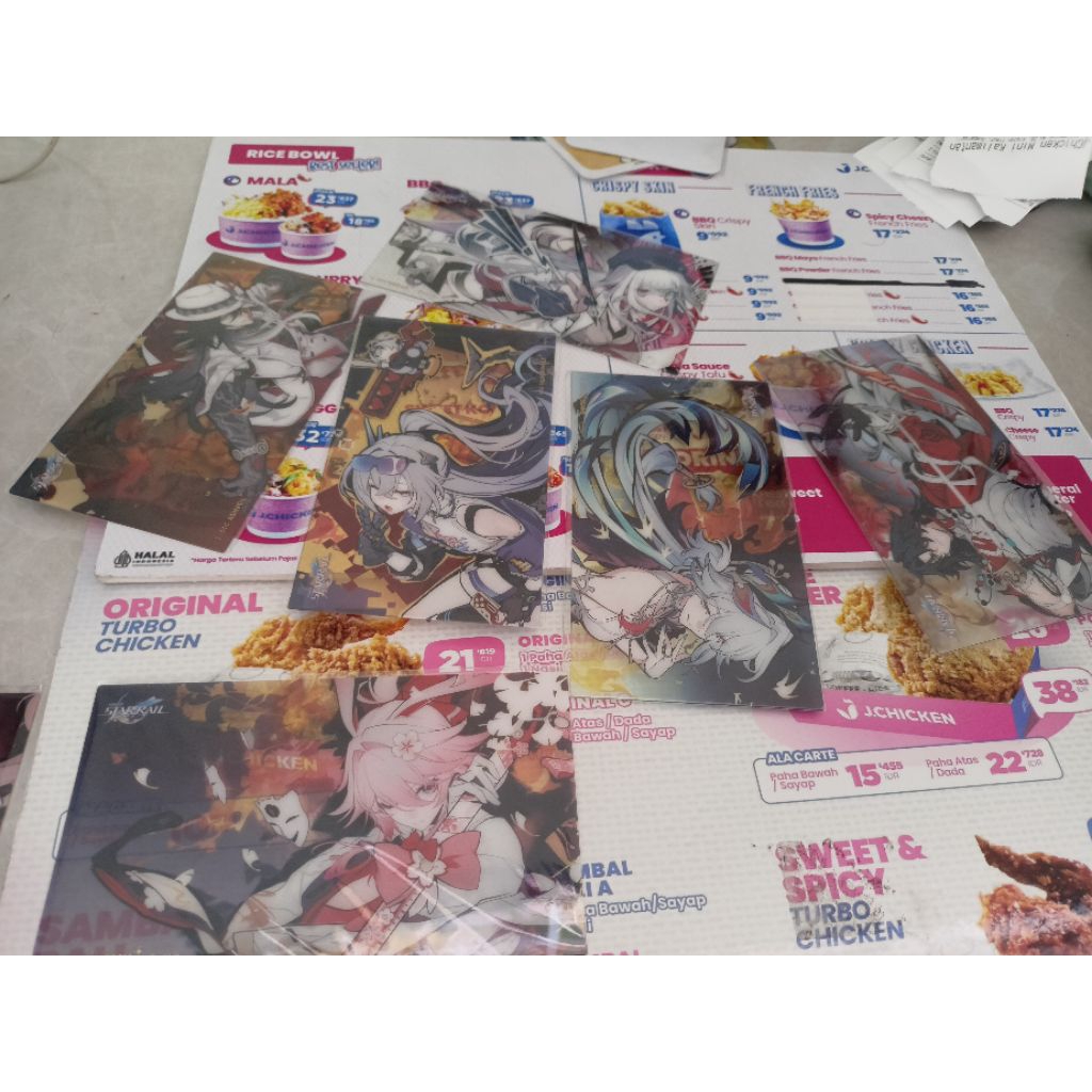 HONKAI STAR RAIL X J.CHICKEN / PVC CARD (Event Terbatas)