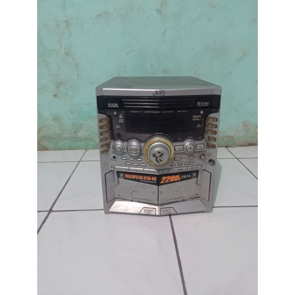 Tape Radio Compo JVC MX-SK1 PMPO 2200 Watt Second,Head Compo VCD JVC Murah,Tape Radio Compo JaduL