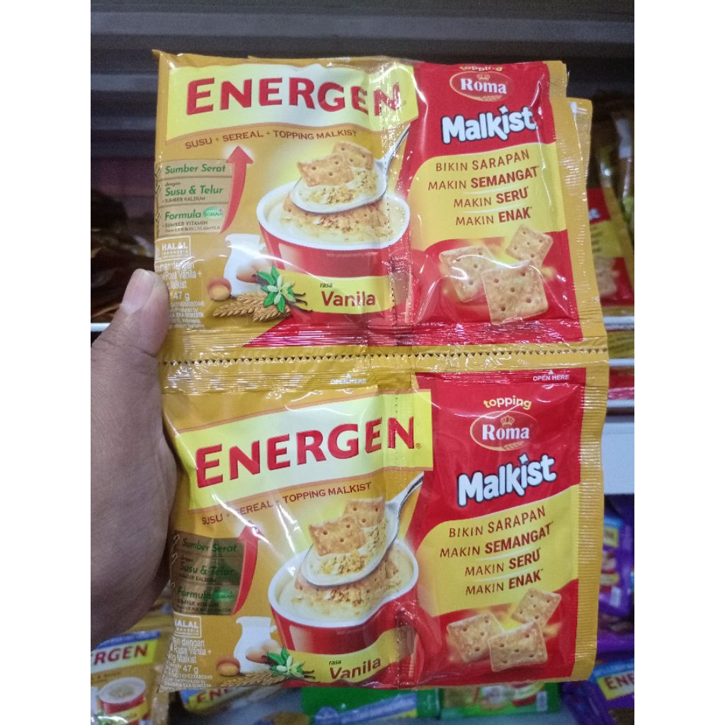 Energen Vanilla Topping Malkist