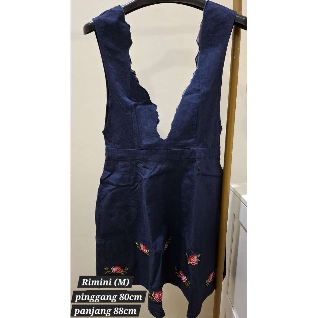 clearance sale dress overall terusan perempuan wanita. rimini ori size M.