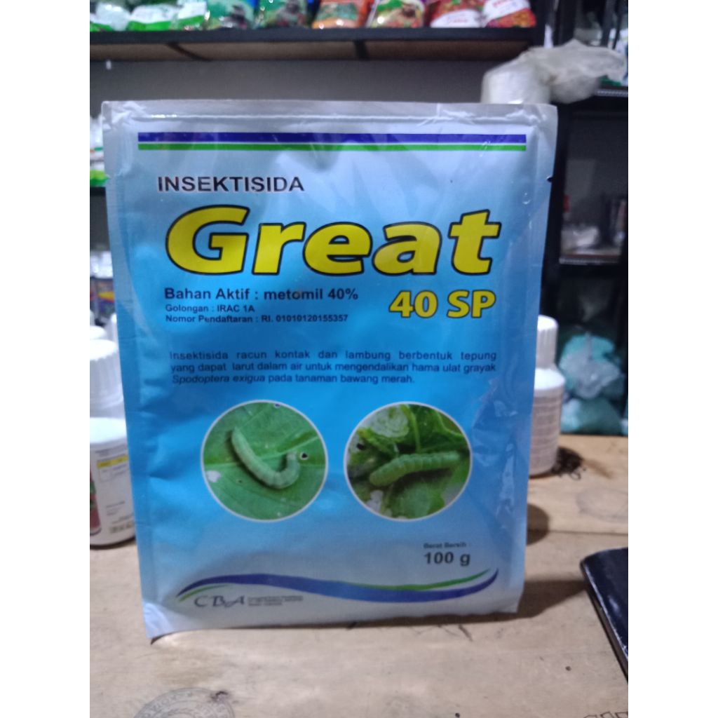 INSEKTISIDA GREAT 40SP ( METOMIL )