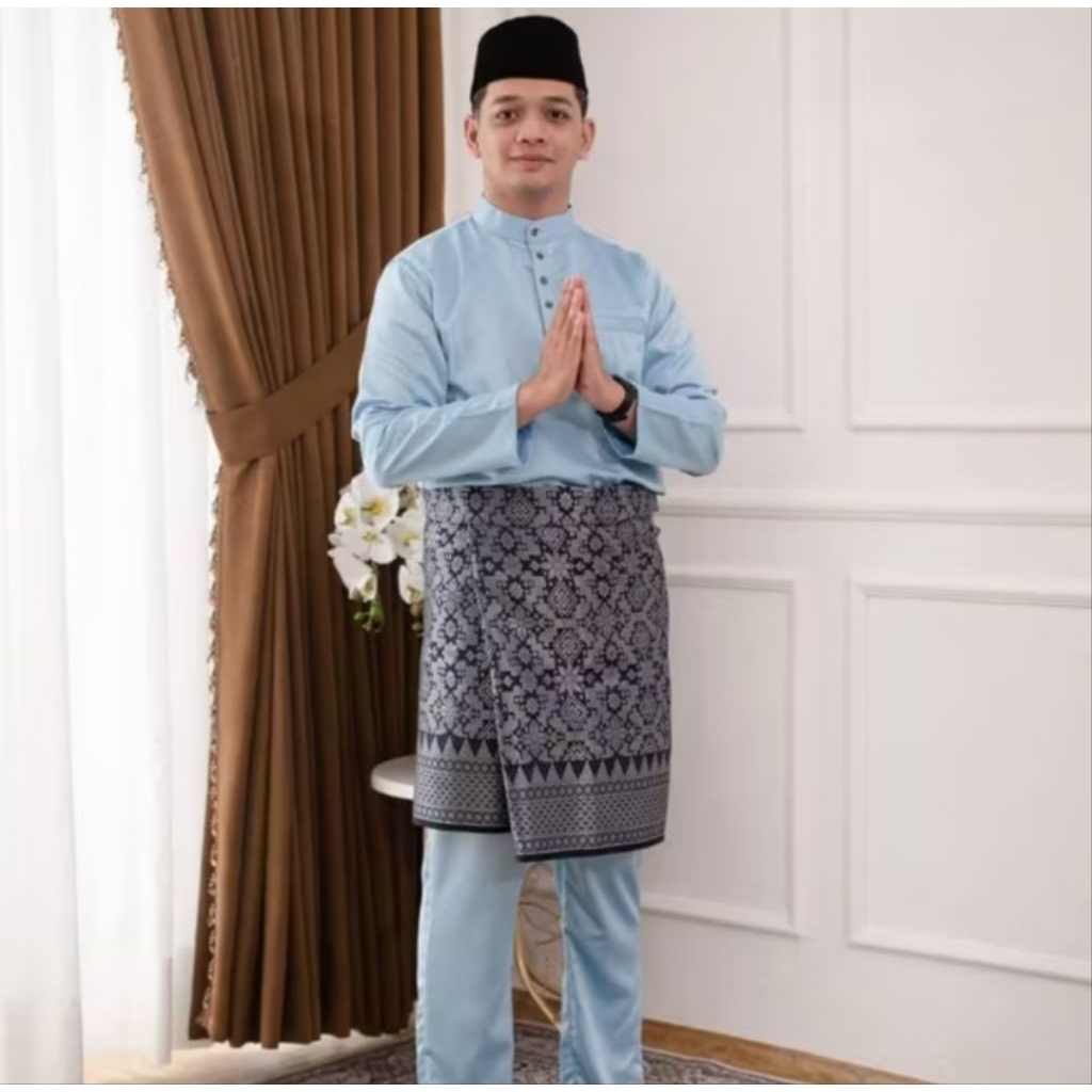 kain sarung songket pria saja siap pakai ( rumpak saja ) dewasa