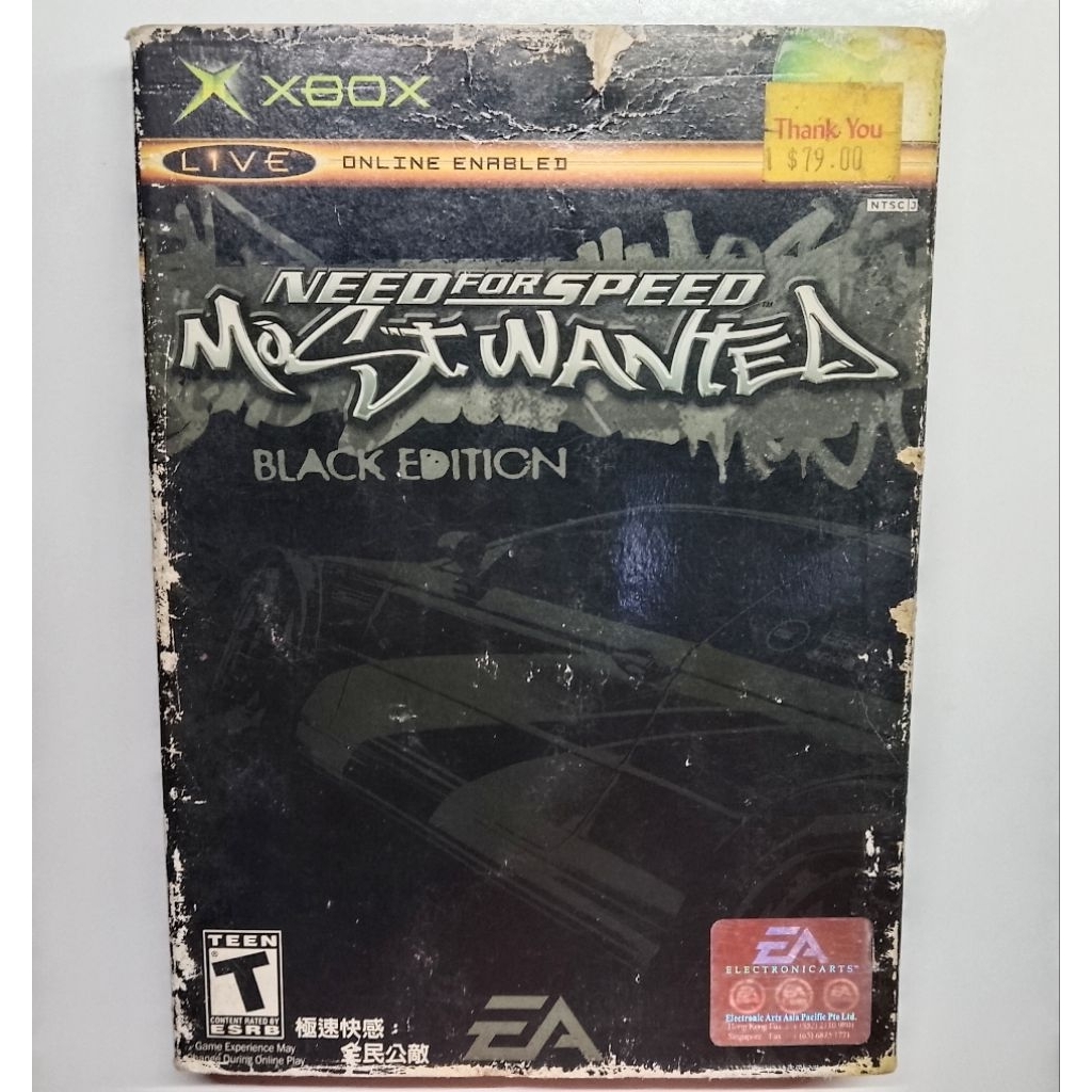 Kaset Xbox Classic DVD Exclusive NFS Most Wanted (Hanya DVD saja)