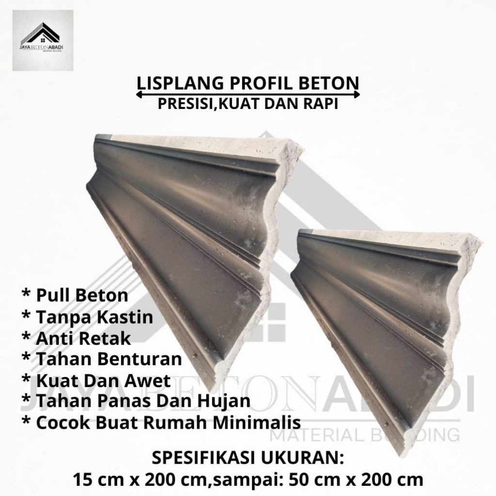 JAYA BETON ABADI,LIS PLANG PROFIL BETON,LIS BETON, LIS PROFIL, Profilan Pull  Beton