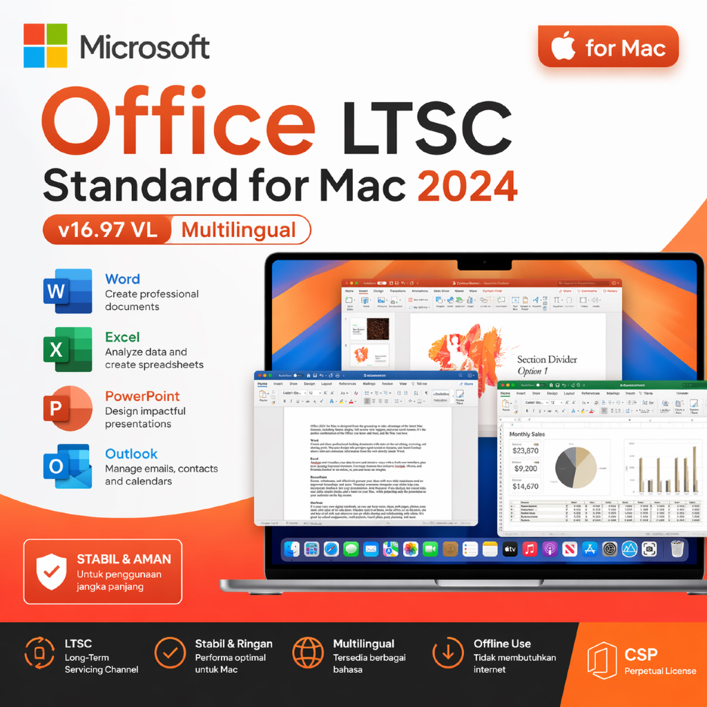 MicrosoftOffice Standard for Mac 2024 v16