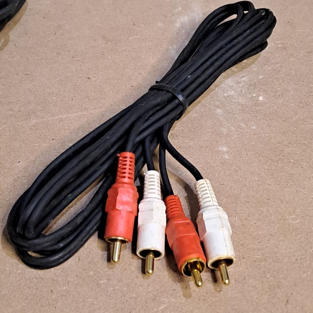 KABEL RCA 2 JALUR KABEL AUX KABEL AUDIO RCA PANJANG 2M