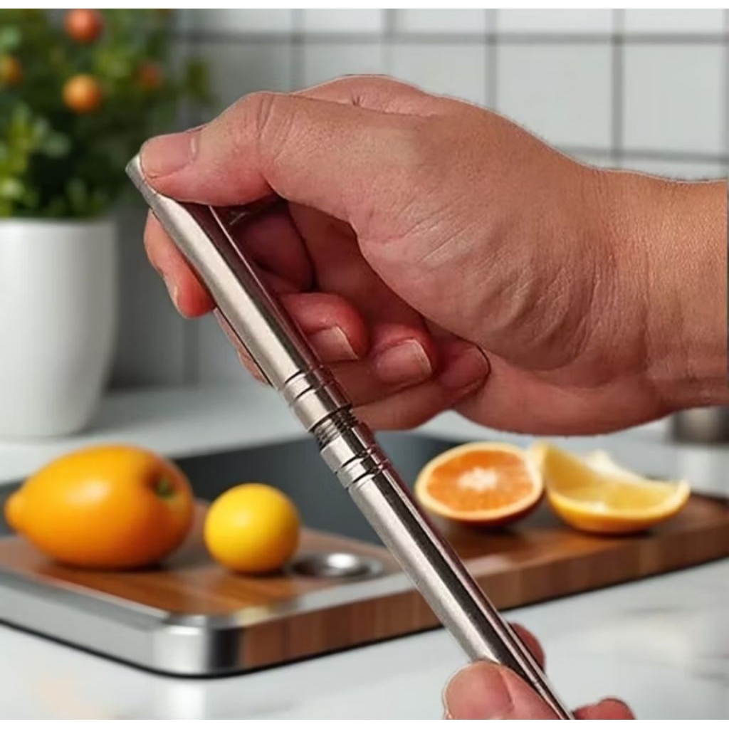 Pisau Mini Dapur Pisau Tongkat Baja Tahan Karat Super Tajam Pisau Stick Wukong
