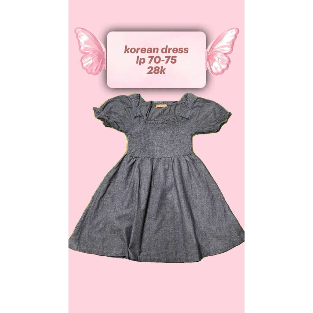 PRELOVED KOREAN DRESS DAN ATASAN MURAHHH