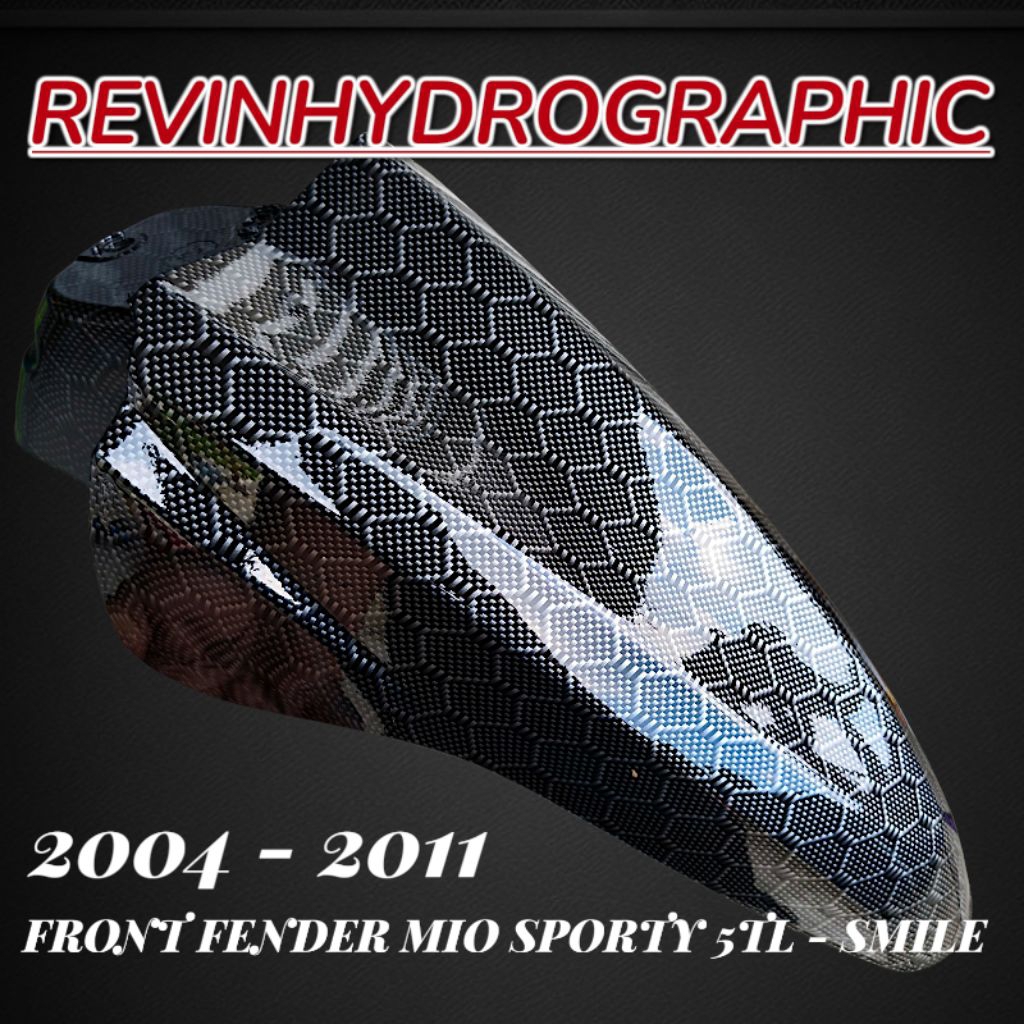 SPAKBOR DEPAN MIO SPORTY 5TL - SMILE CARBON WTP HEXAGON