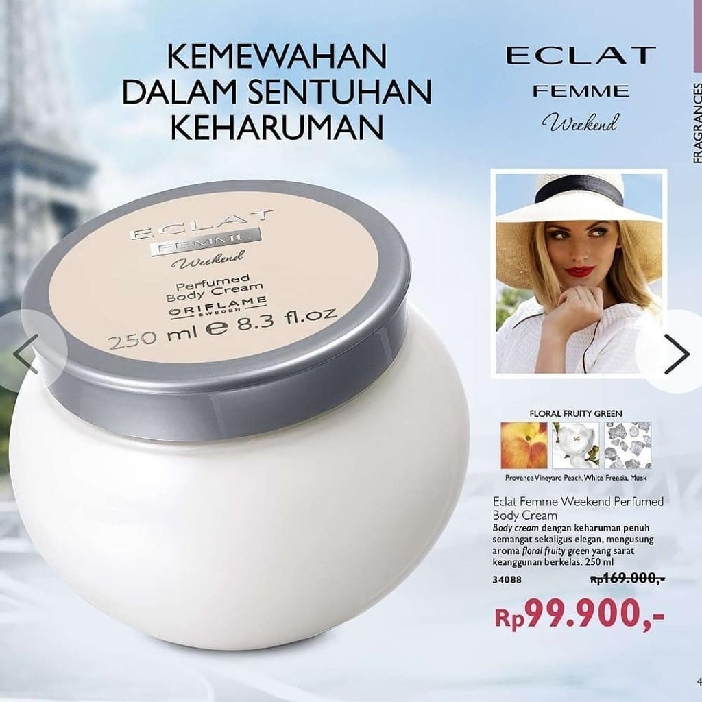 Body Perfumed Cream Oriflame