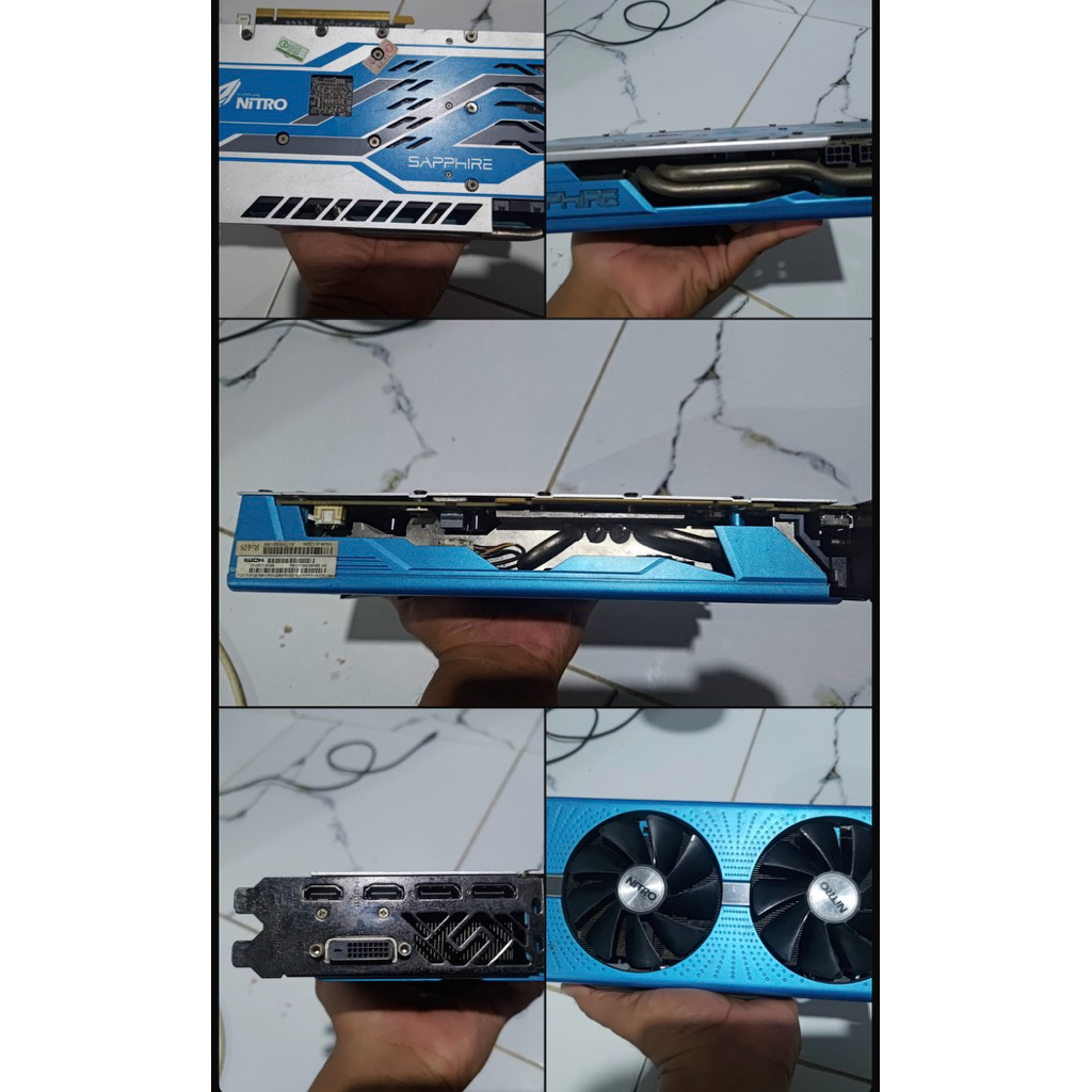 VGA RX 580 8GB DDR5  MINUS NO DISPLAY
