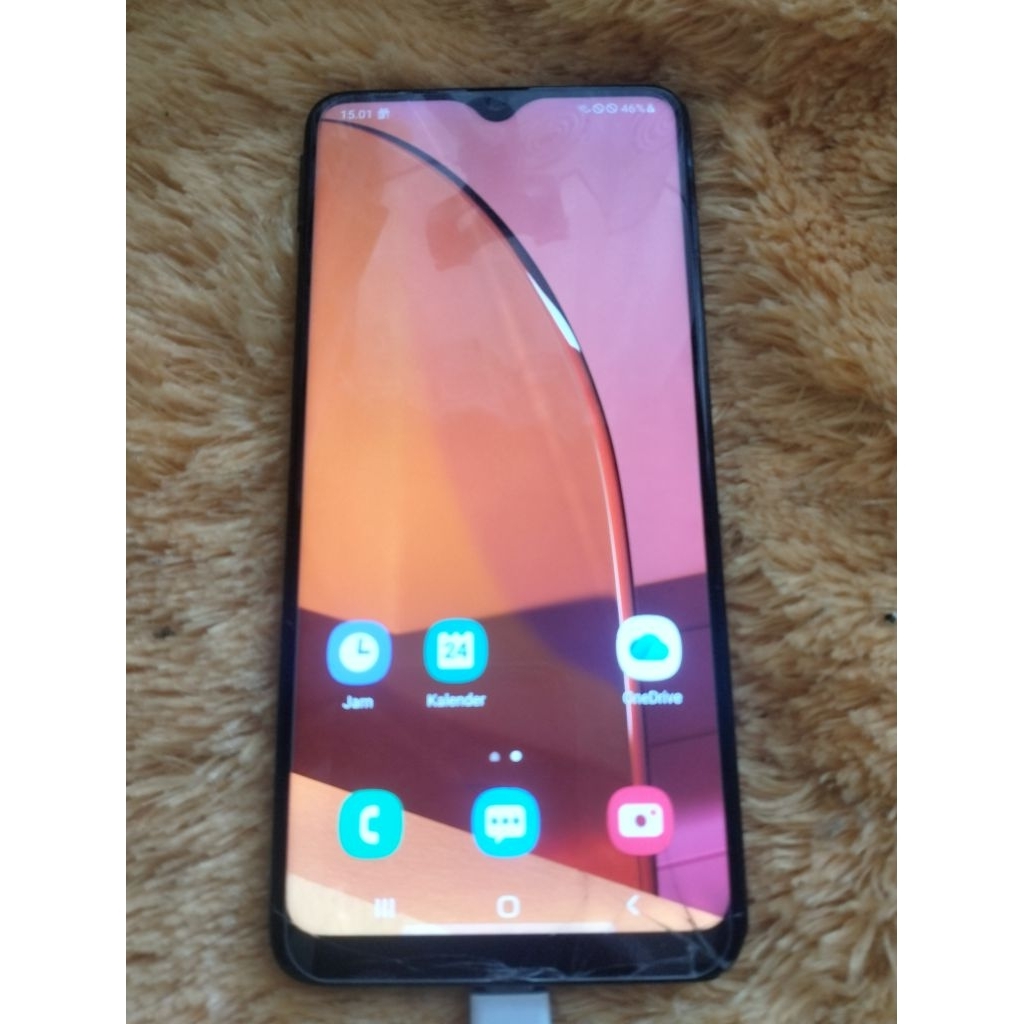 frame Tulangan lcd touchscreen Samsung a20s a207 minus