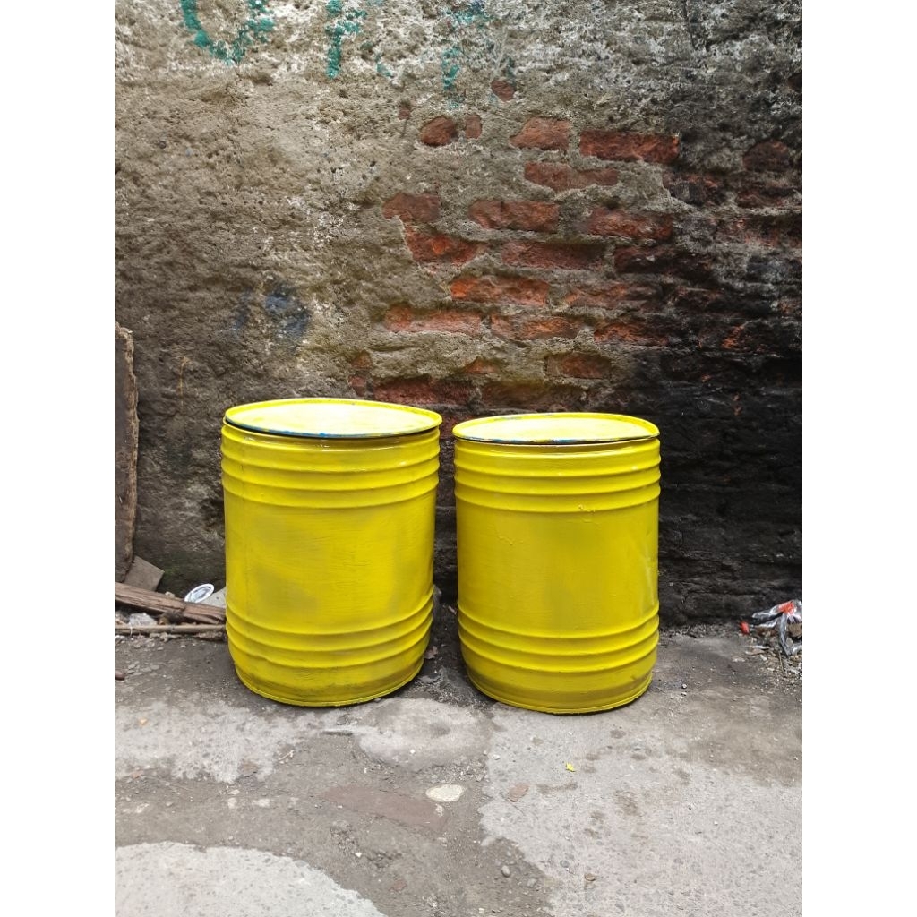 Tong Sampah Besi / Drum besi / Tong Sampah plus tutup