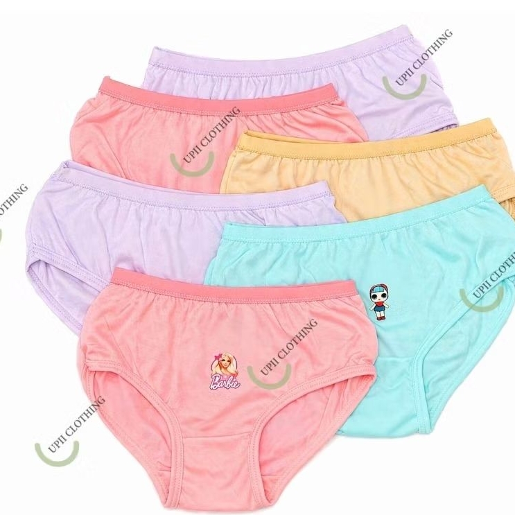 6 pcs CD Anak Perempuan CD anak SD CD untuk usia 6 sampai 14 tahun bisa COD