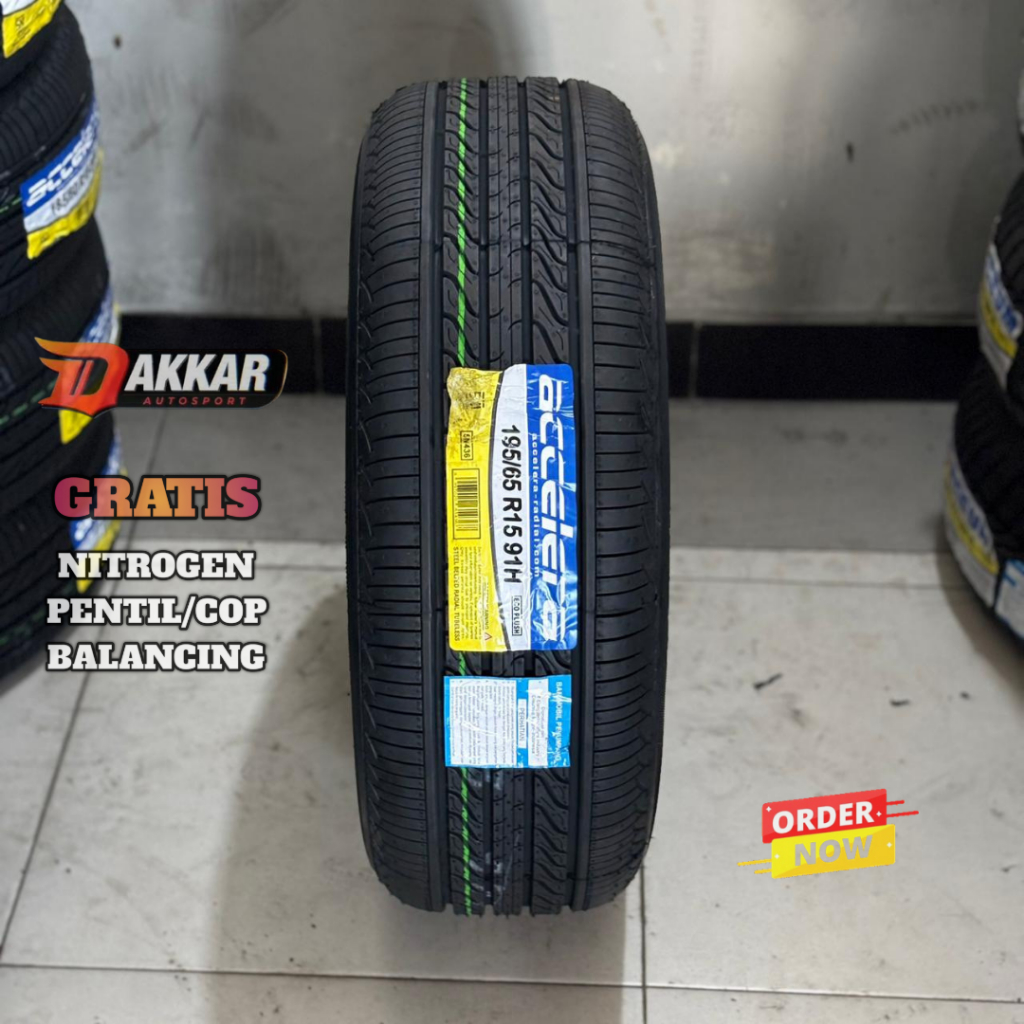 BAN ACCELERA 195/65 R15 ECO PLUSH RADIAL BAN MOBIL TUBLES MURAH R15 195 65 15