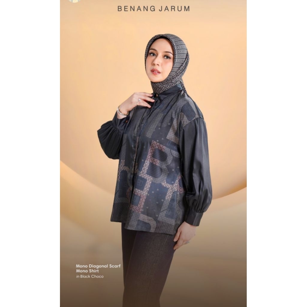 Benang Jarum Monogram,  Blooming Eid, Marchesa Lace shirt, Toile memoirs satin shirt, Viola skirt, b